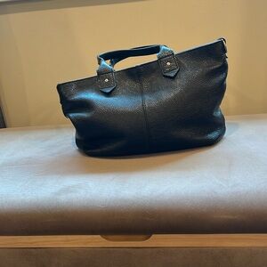 American Eagle Black Pebble Leather Bag